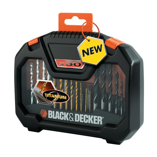 Black and Decker - 30 Piece Premium Case Screwdriving  Drilling Set - A7183