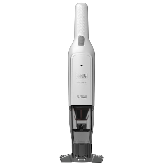 BLACKDECKER HLVC315B11 cordless lithium dustbuster handheld vacuum front angle on white background.